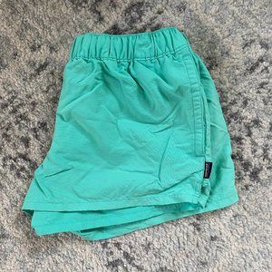 Patagonia Baggies (3 inch, Size Small, Teal)